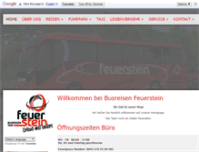 Tablet Screenshot of feuerstein-bus.at